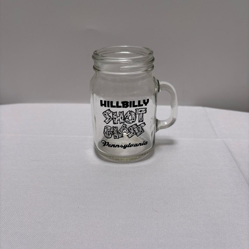 Hillbilly Shot Glass Mini Mason Jar